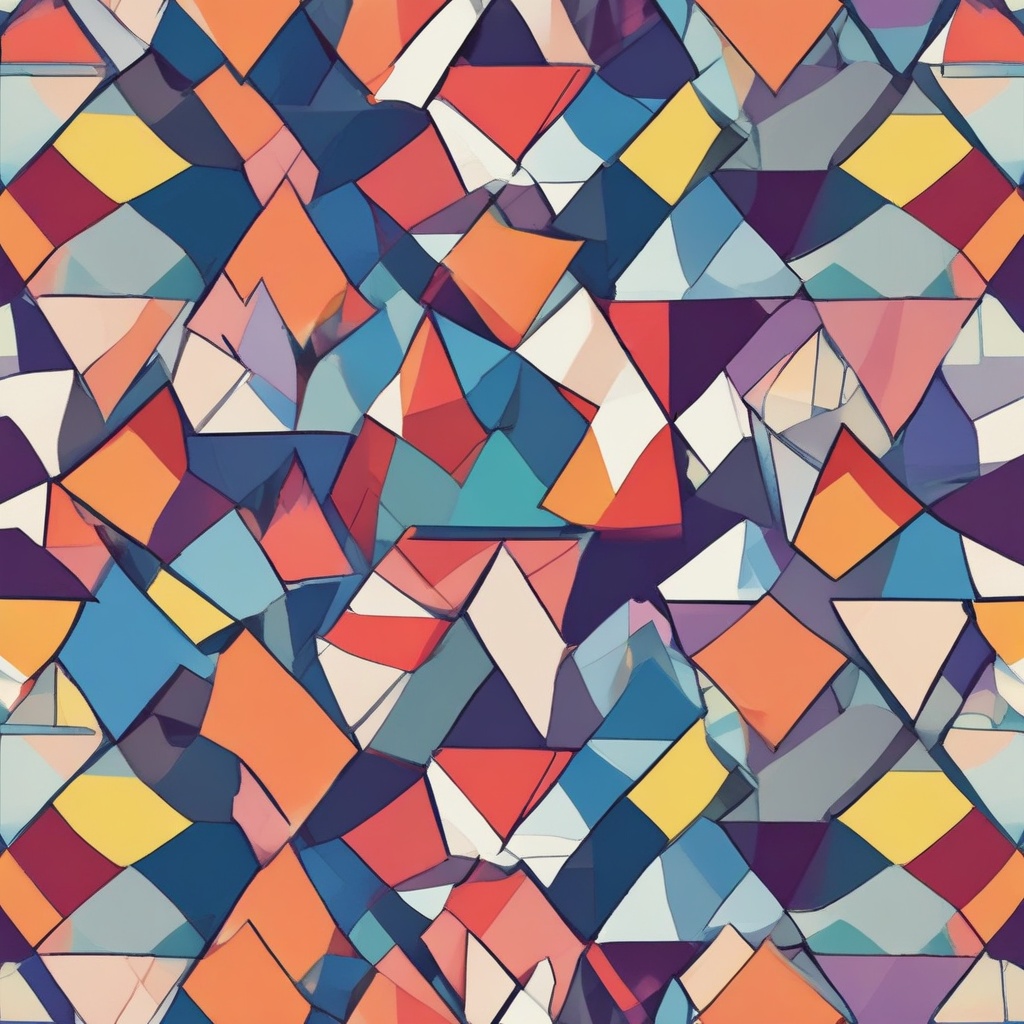Merchandise image for T-shirt with an abstract geometric pattern